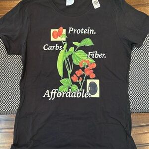 Joe Pera bean arch shirt (women’s cut)